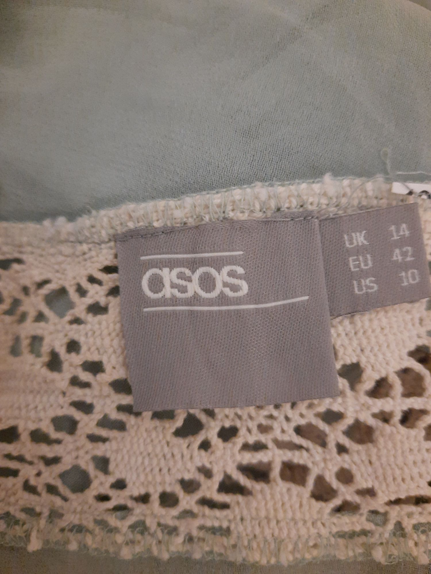 Piękna  suknia Asos nowa haft rozmiar 42