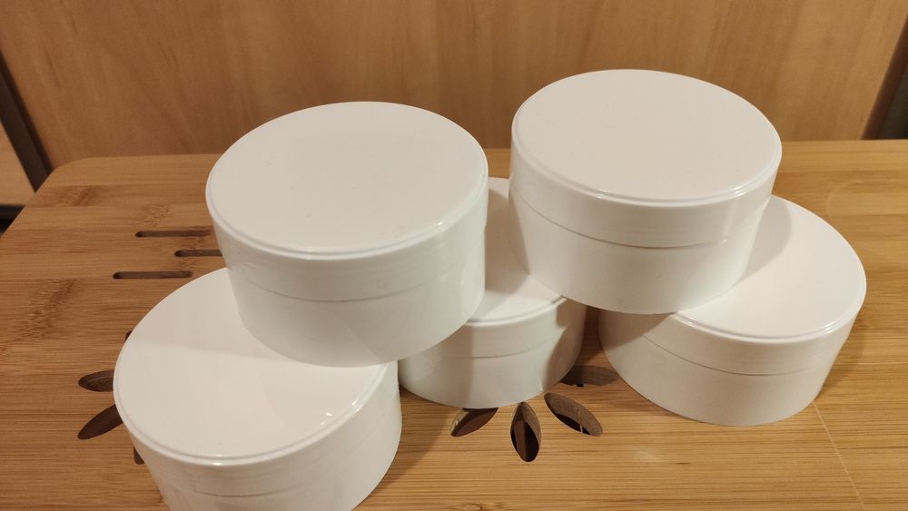 Pojemniki opakowania 125 ml po kremach 5 sztuk