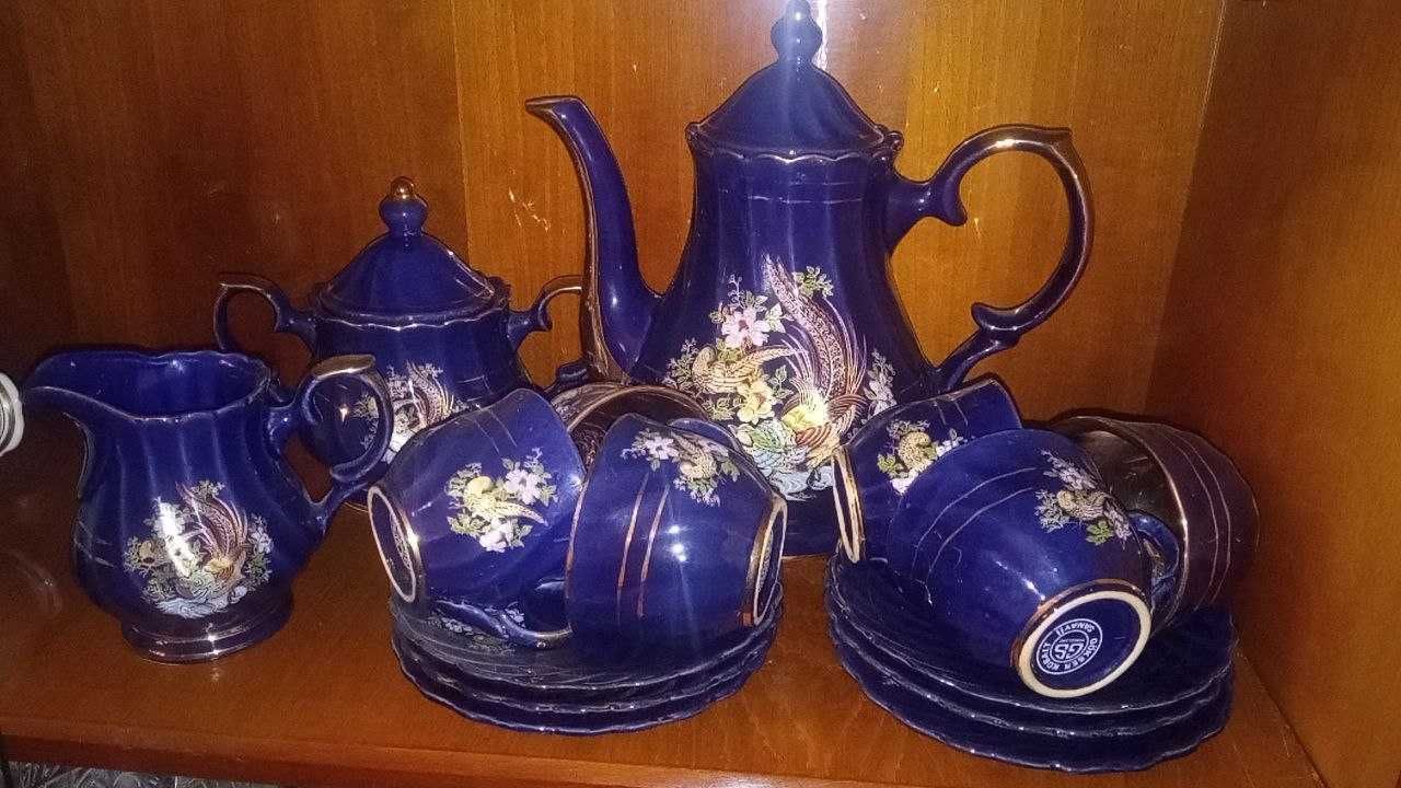 Чайный сервиз Gökser Kobalt Sanayii porcelaine. Германия.