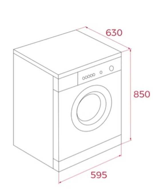 NOVA: Máquina Lavar/Secar Roupa TEKA WDK81050WH