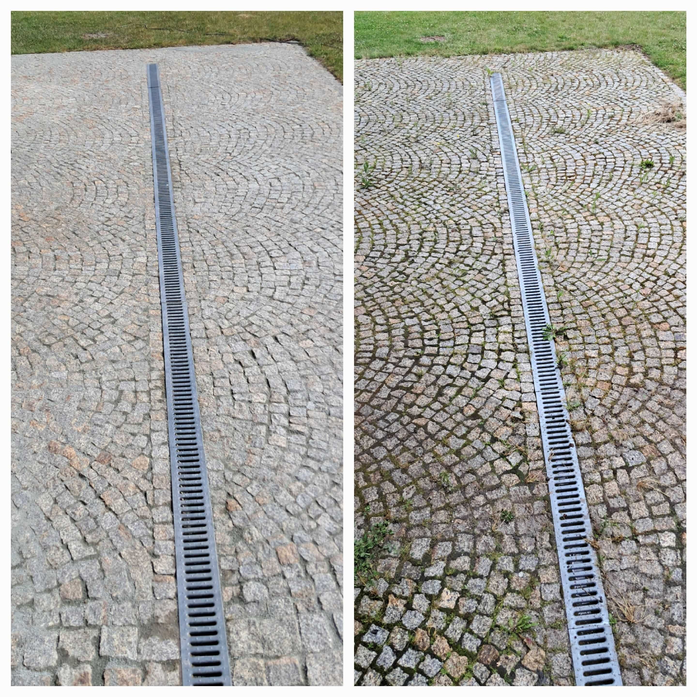 Czyszczenie kostki brukowej, elewacji, hydropiaskowanie