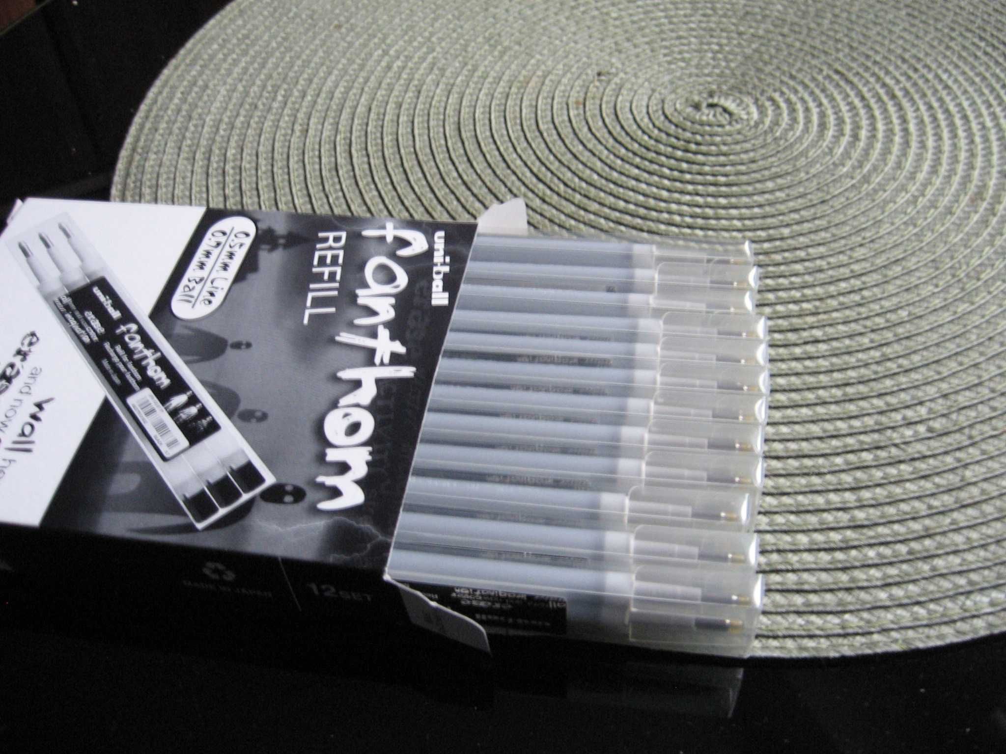 Wkłady do długopisu UNI BALL  FANTHOM REFILL -54 szt