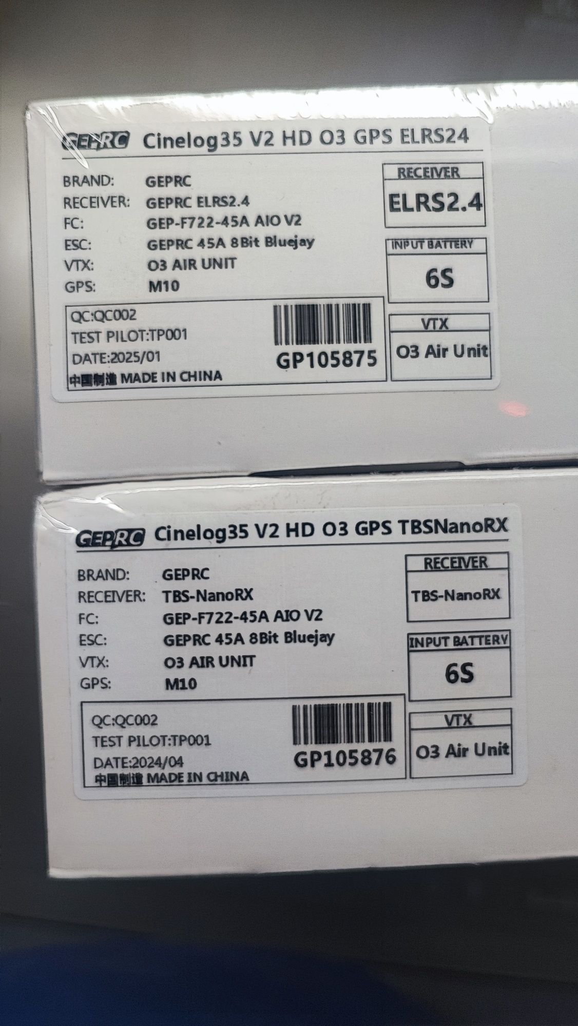 CineLog 35 V2 HD O3 GPS ELRS/TBS