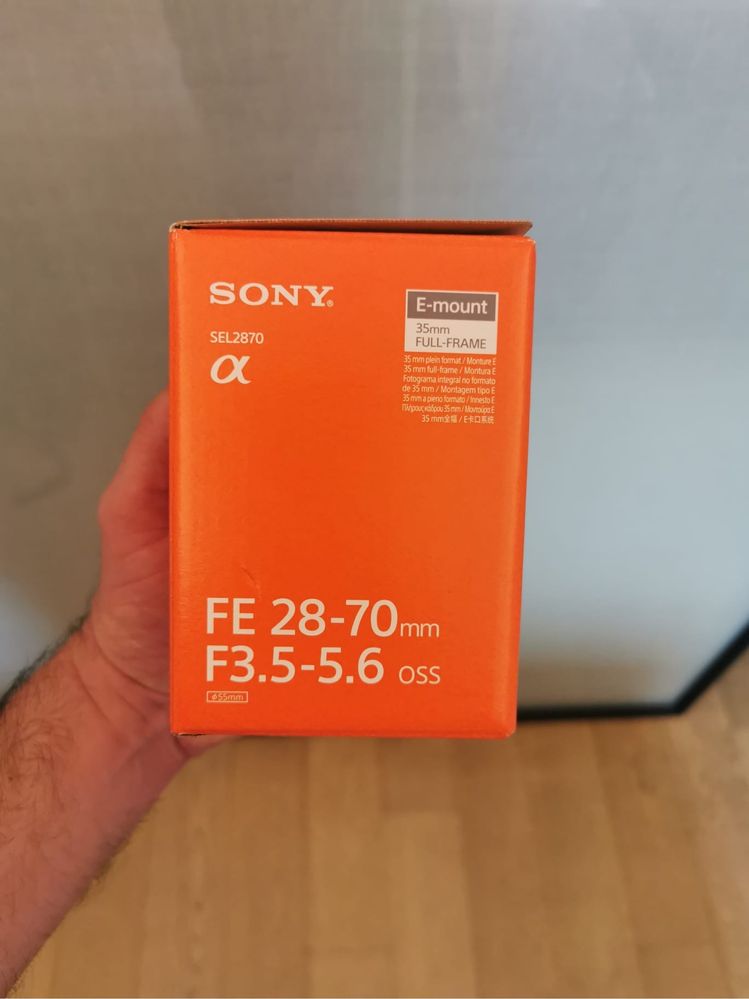 Objetiva Sony FE 28-70mm F3.5-5.6 OSS – NOVA, SELADA