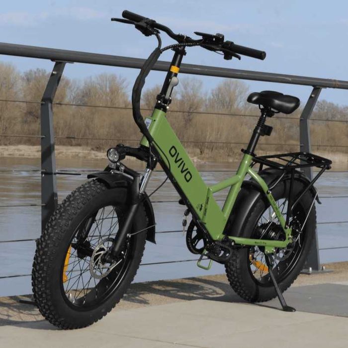 Rower elektryczny Ovivo Neo C1 Pro - składak, fatbike, koła 20"