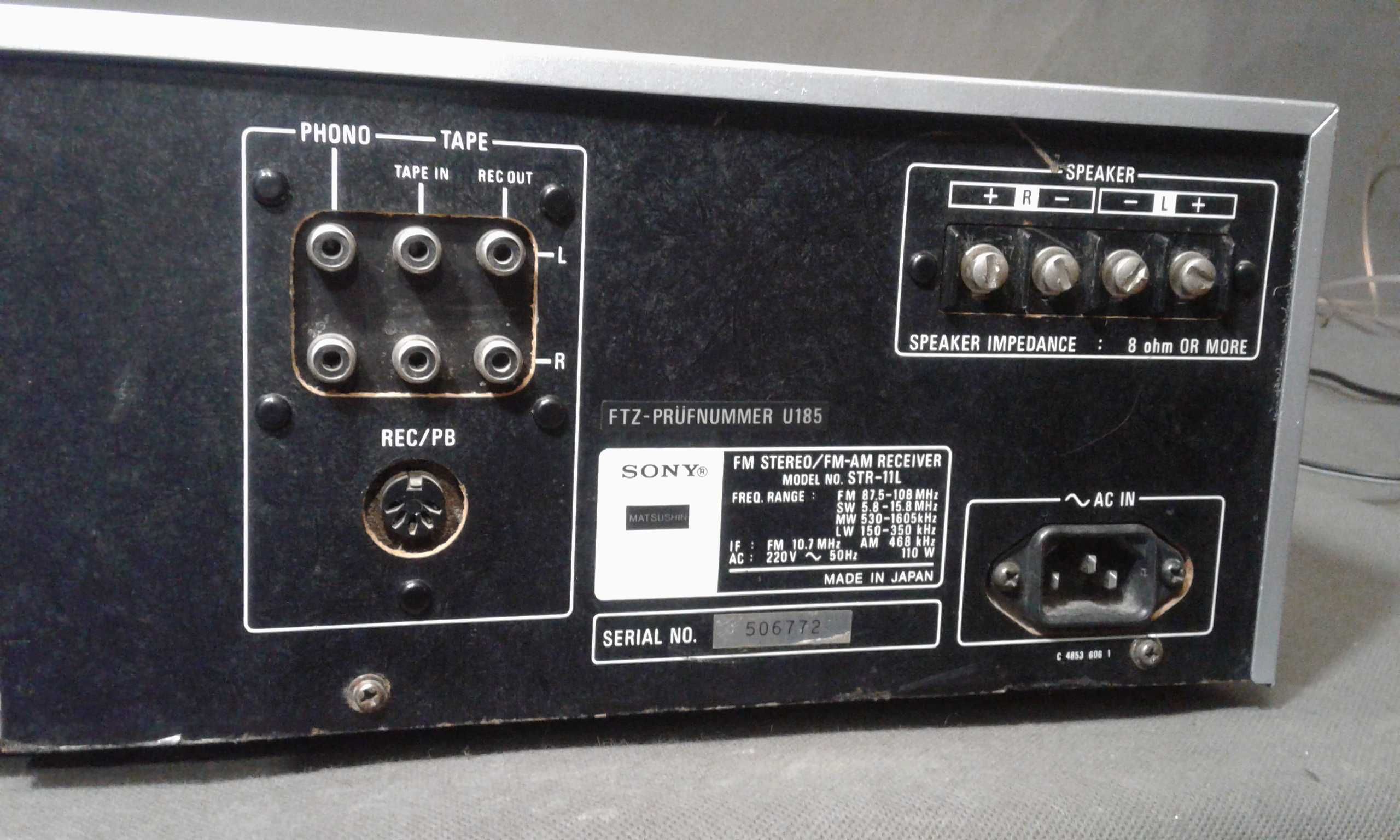 SONY STR-11L,amplituner stereo vintage