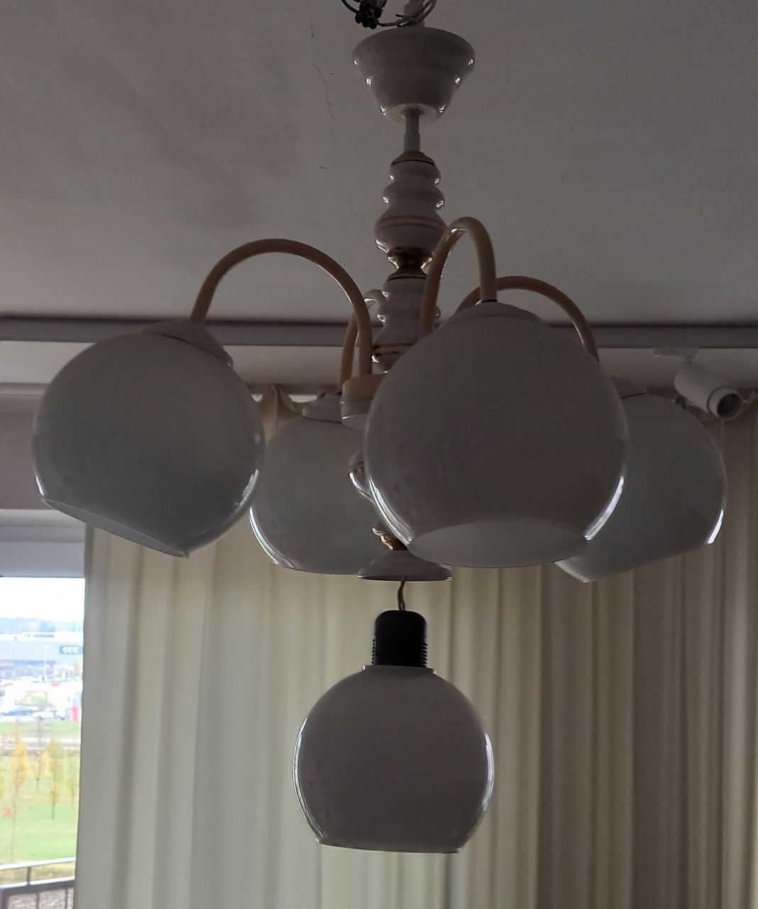 Lampa wisząca na 5 żarowek