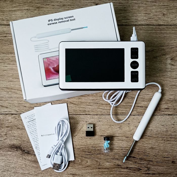 Отоскоп Ендоскоп IPS-дисплей, камера 3.5мм та LED-підсвітка