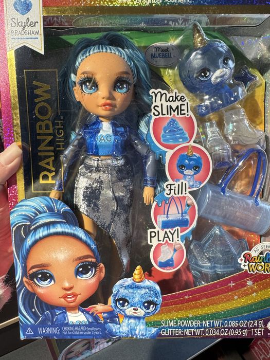 Ляльки Rainbow high нові серіі зі слаймами