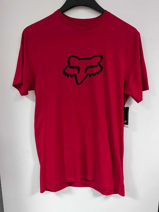 Koszulka FOX Legacy Head Flame czerwona M