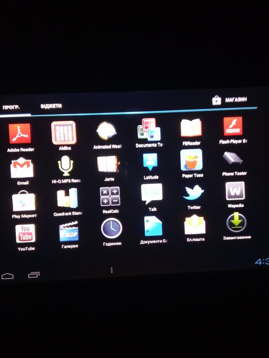 Планшет асистант