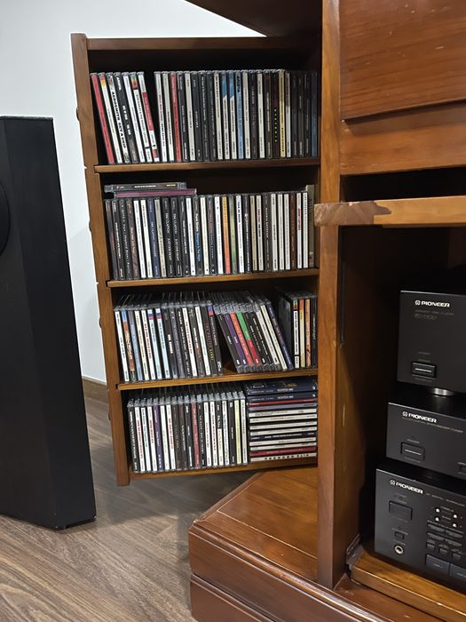 Movel com aparelhagem Pioneer ( PD-7700; F449; VSA-5500) e Bose 401