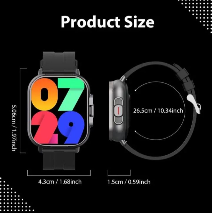 Smart Watch com Auscultadores Bluetooth