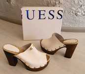 Guess drewniaczki skóra roz 41