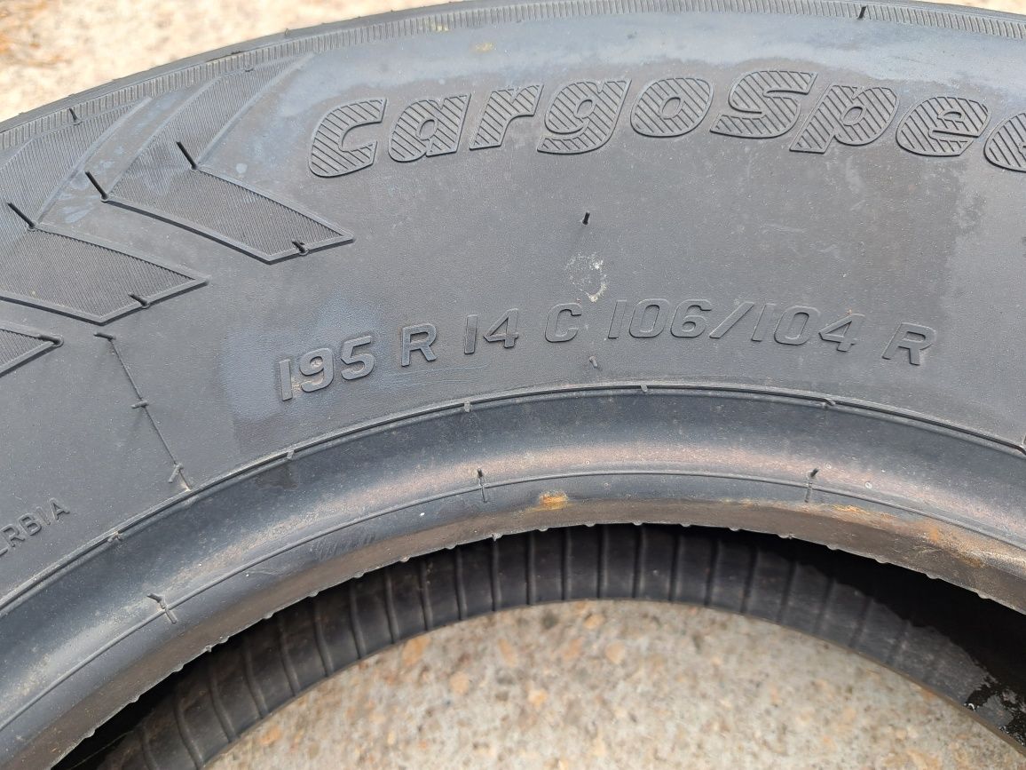 Opona z felga 195/ 14R niewiadow laweta