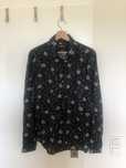 The Kooples koszula czarna w kwiaty rozmiar M
