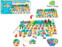 Навчальна дощечка Tree Toys MD 1697 мандрівник,абетка,рибалка,вкладиші