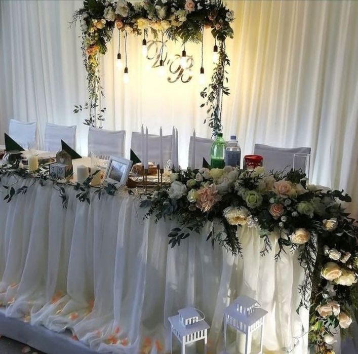 Весільний декор, оформлення залу, фото зони