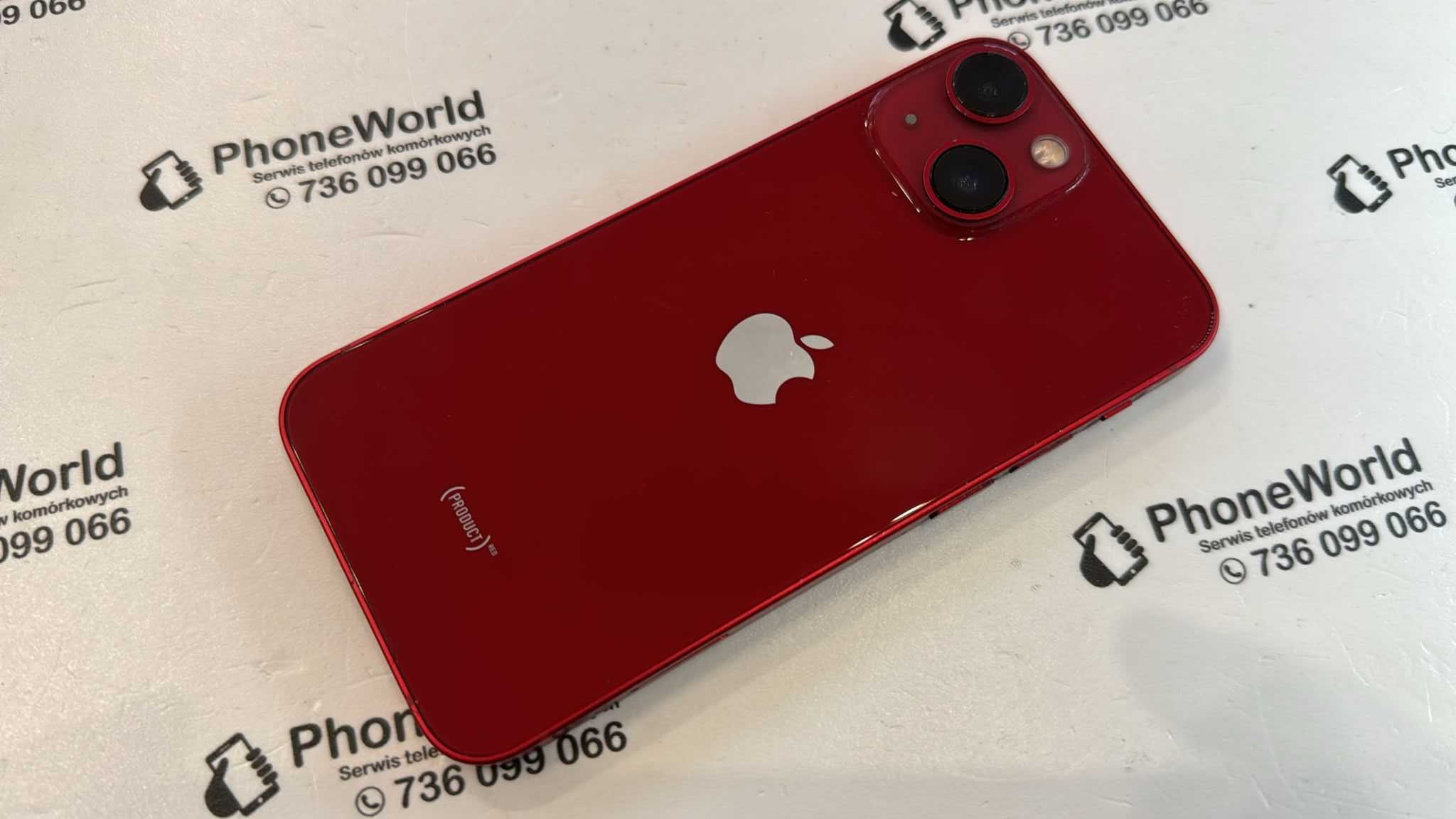 Zadbany iPhone 13 mini 128GB Czerwony Gwarancja PhoneWorld