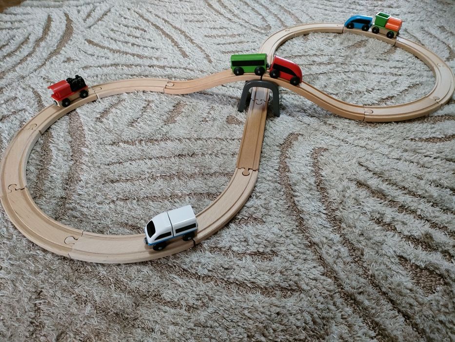 Kolejka, tory, pociągi, wagony, LILLABO, IKEA