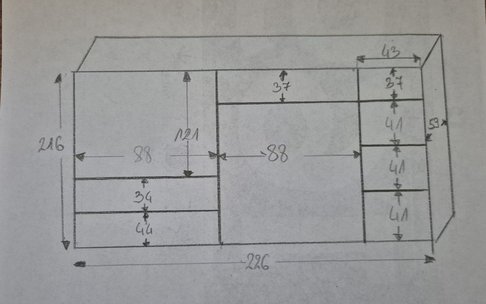 Szafa z drzwiami przesuwnymi