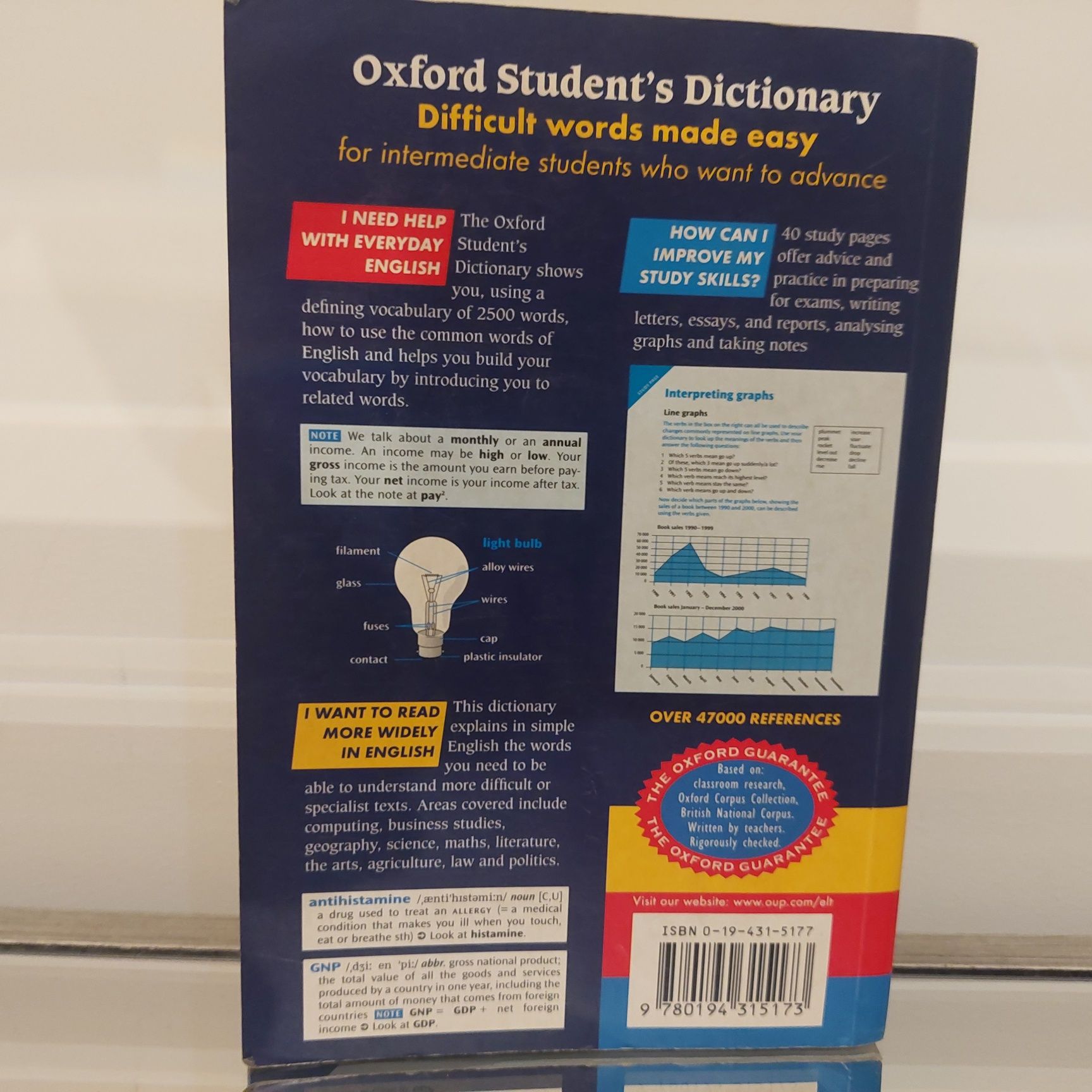 Dicionário "Oxford Student's"
