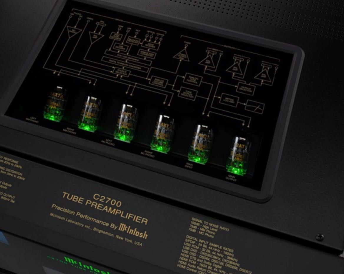 McIntosh C2700 - Excelente Pré-Amplificador a válvulas