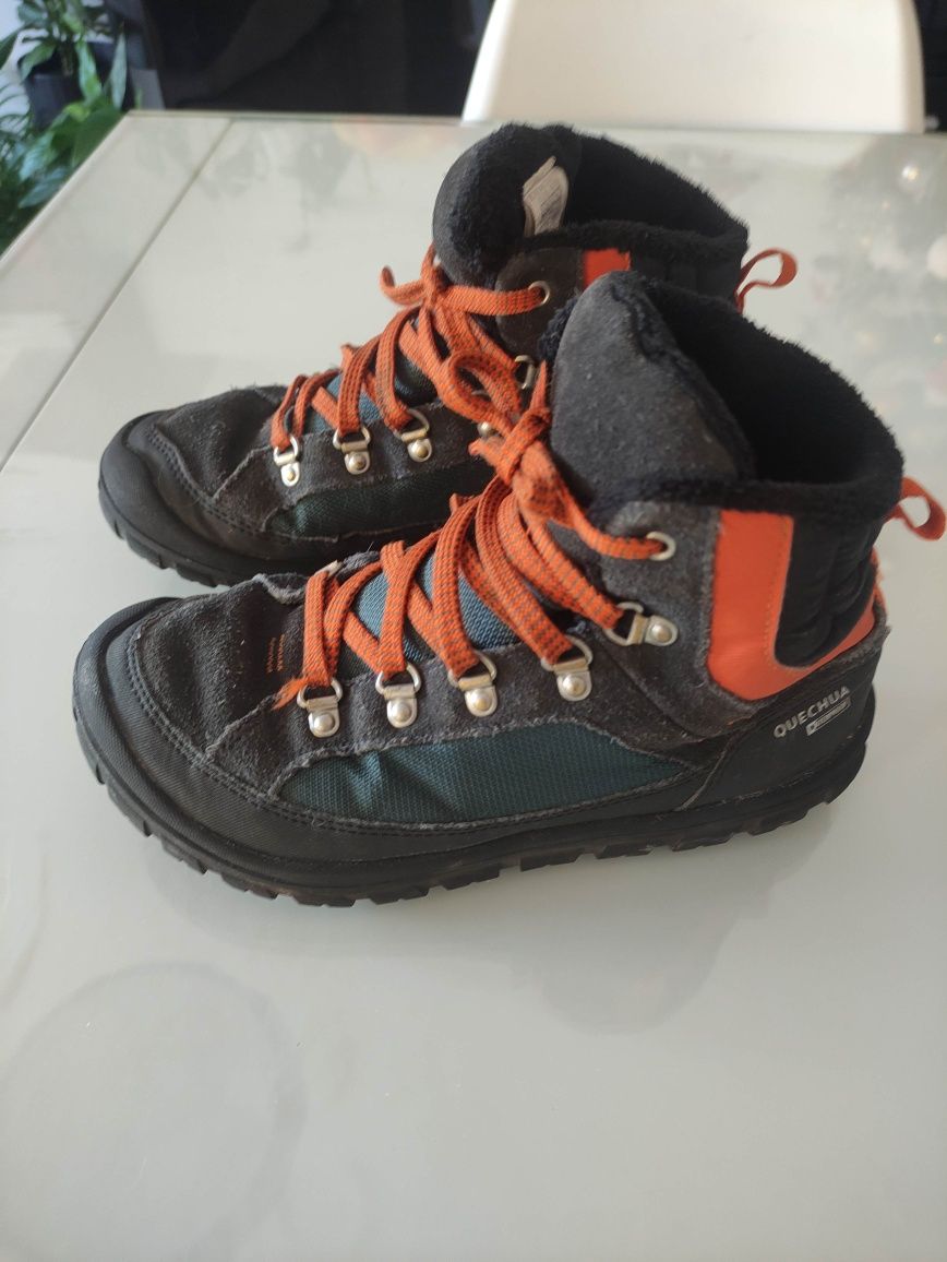 Buty zimowe Quechua rozmiar 35 23cm