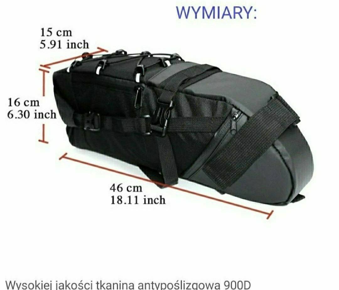 Torba podsiodłowa, NOWA sakwa rowerowa
