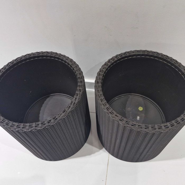 Donica 2 szt, kolor brąz,