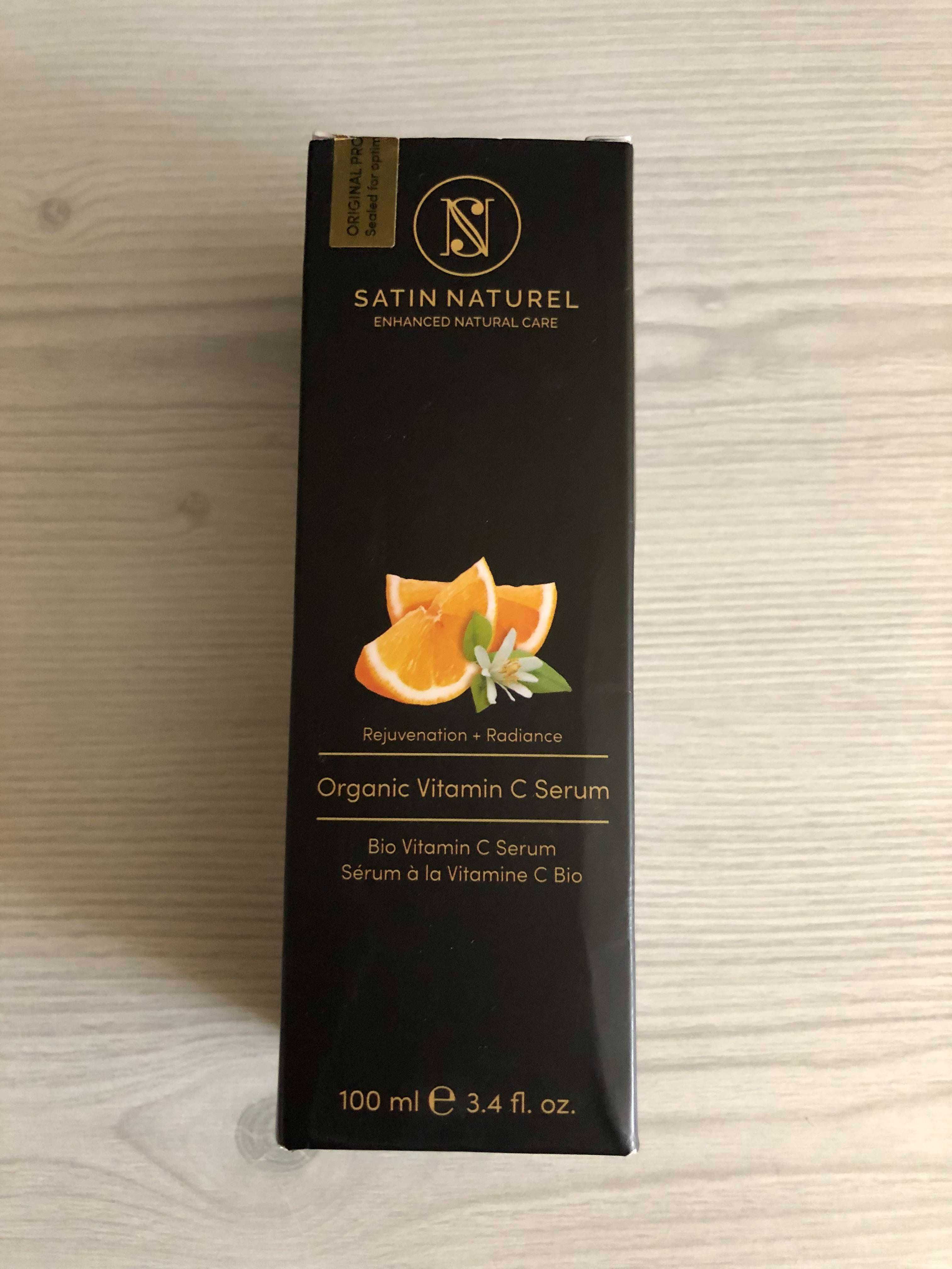 Satin Naturel organic vitamin c serum nowy olejek do twarzy