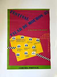 Cartaz do festival de Vilar de Mouros 1982 Caminha Portugal