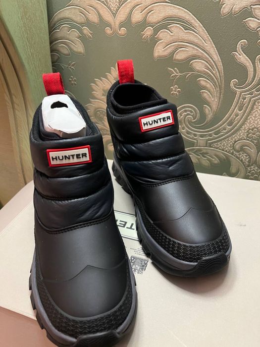 Hunter зимние резиновые ботинки до -22