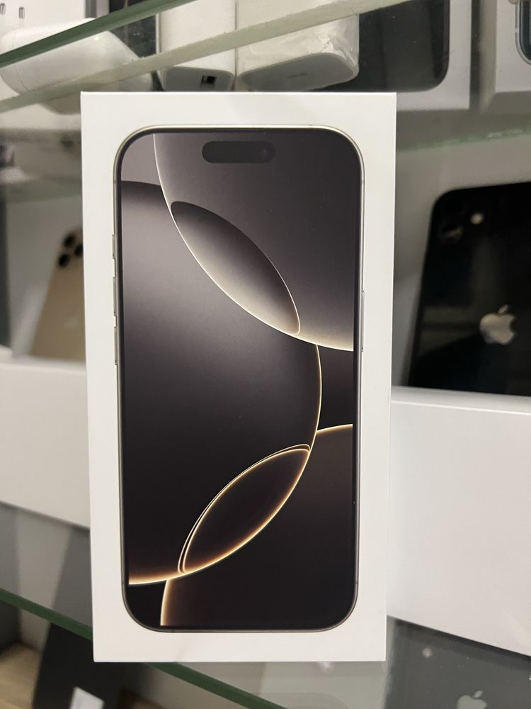 НОВИЙ iPhone 16 Pro 128gb Natural Titanium Neverlock гарантія