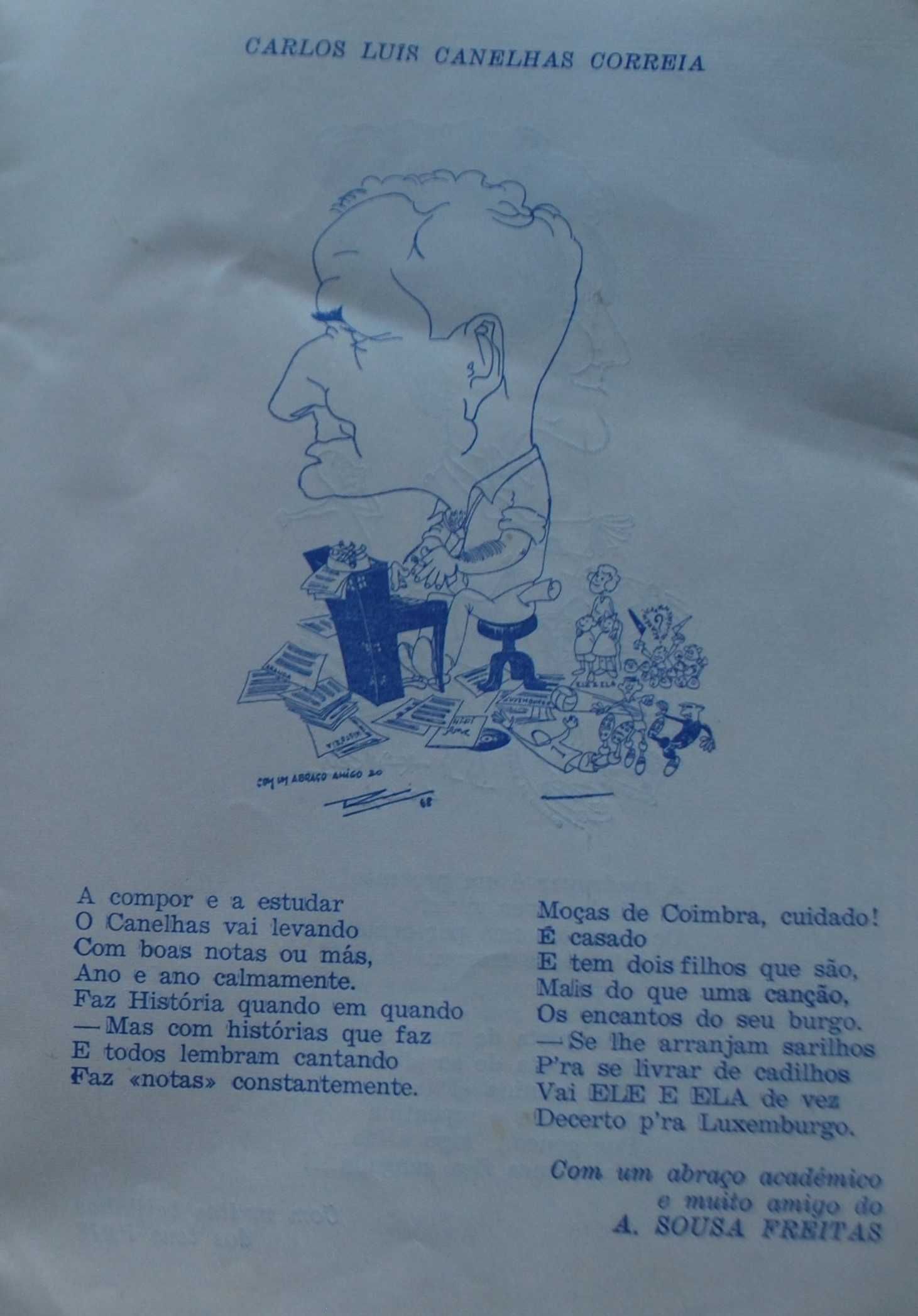 Quartanistas de História Ano 1968 Coimbra - Queima das Fitas