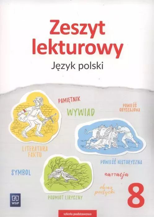 Język polski. Zeszyt lekturowy. Zeszyt ćwiczeń. Klasa 8. WSiP