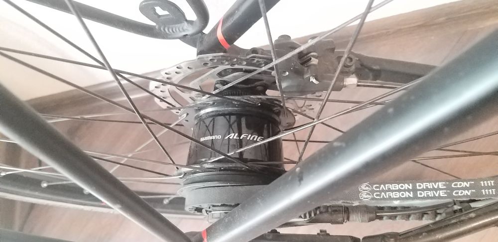 Велосипед Cube Travel SL планетарка, динамовтулка, на карбоновом ремне