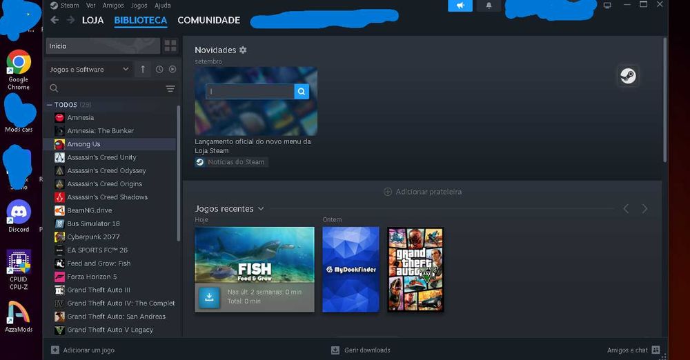 Ponho jogos/ensino a pôr nas contas da steam do cliente!
