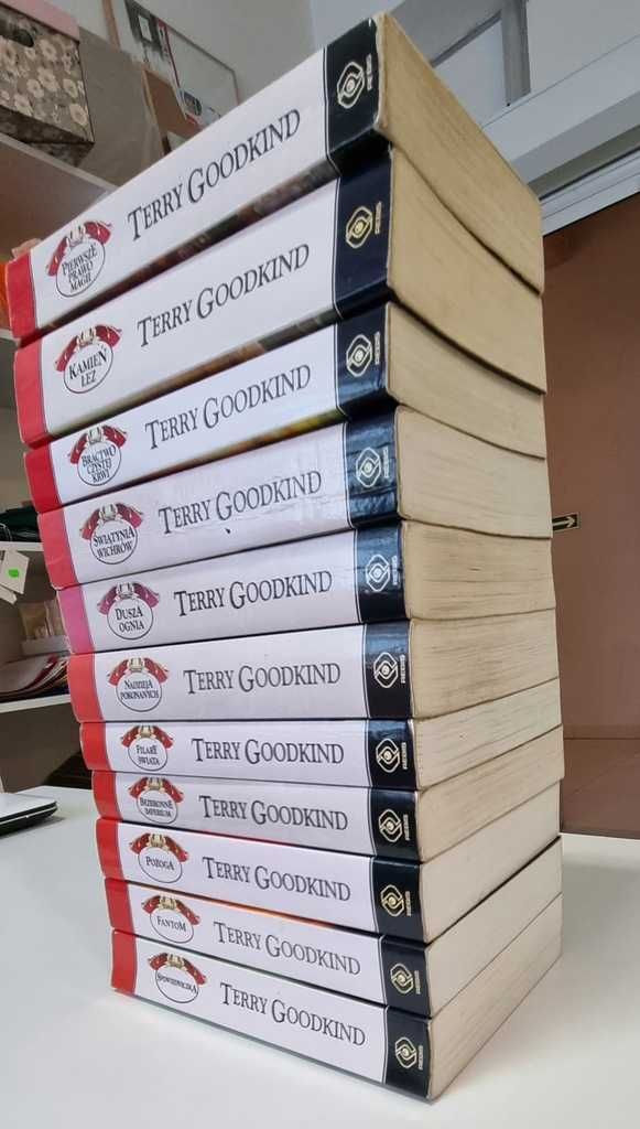 Miecz prawdy Pierwsze prawo magii Dusza ognia Terry Goodkind 11 tomów