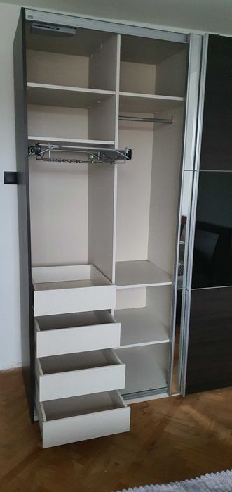 Szafa przesuwna BRW Flex Wenge Lustro