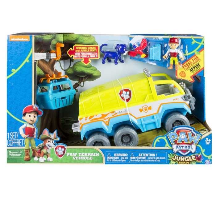 Paw Patrol Terrain Vehicle Jungle Rescsue Щенячий Патруль Всюдхід