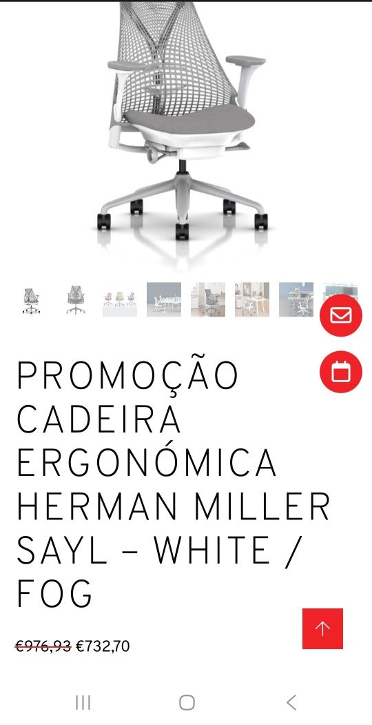 Promoção Cadeira HERMAN MILLER
