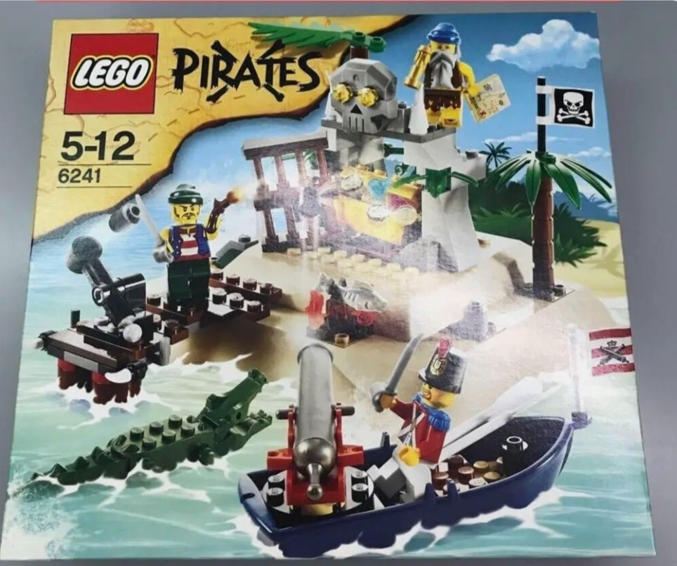 Lego 6241 Pirates Loot Island 5-12 bdb Wyspa łupów