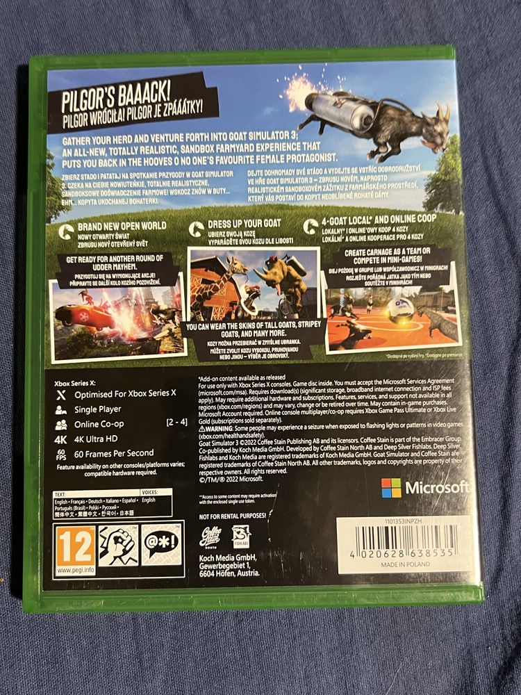 Goat simulator xbox series X