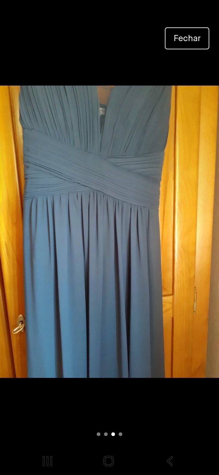 Vestido azul marinho S/M