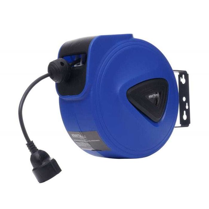 KRAFT&DELE Przedłużacz Zwijacz Przewodu Elektrycznego 3x1,5 20m KD4029