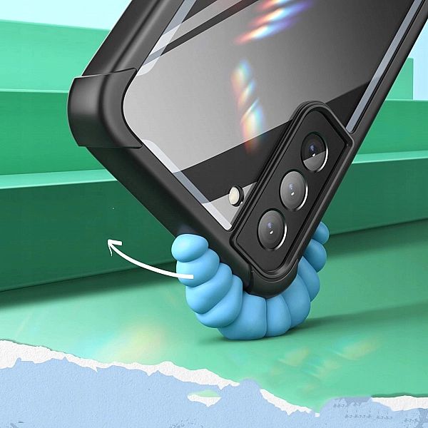 Czarne Plecki do Samsung Galaxy S22+ Plus Solidna Ochrona Twojego Tele