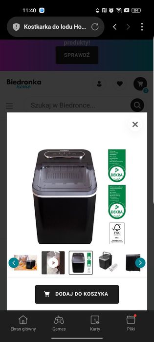 Kostkarka do lodu używana kilka razy ale w bardzo dobrym stanie