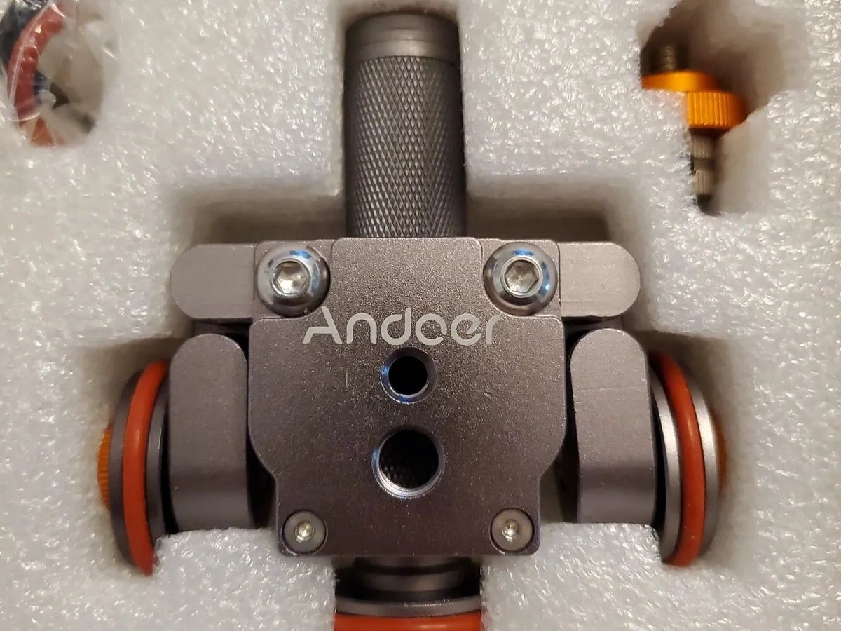 Andoer D4385 Slider 3 rodas autoDolly manual para máquina vídeo NOVO