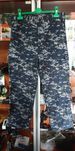 Spodnie Bojówki Digital Blue Navy r. Medium X-Short pas 88